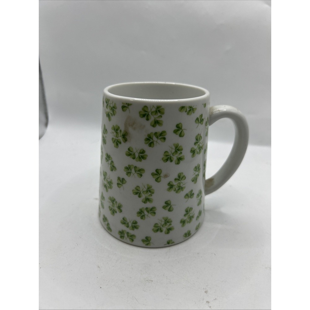 Schmid Bros Japan musical Shamrock mug, St.‎ Patrick's Day Irish